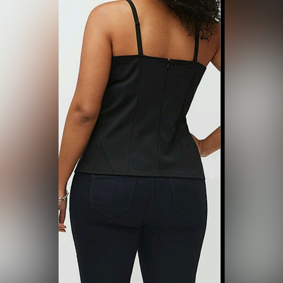 ✨ Lane Bryant NWT Black Sequin Camisole Top – Size 16 ✨ - Picture 4 of 11